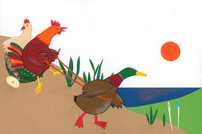 Nhấn vào ảnh để phóng to Chơi khăm kiểu gà vịt