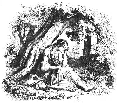 The goosegirl at the well